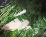 たけのこと三つ葉のペペロンチーノ作り方4写真
