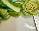 柚子香る小松菜としめじ＊お揚げの煮浸し作り方1写真