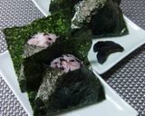 梅しそおかか入れて☆黒米ごはんのおにぎり作り方5写真