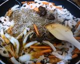レンコンとひじきの味噌チャプチェ作り方2写真
