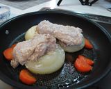 塩麹鶏のフライパン蒸し焼作り方5写真