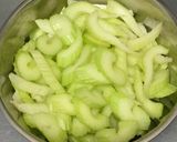 セロリと鶏の香味漬け作り方3写真