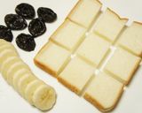 朝食にプルーンとバナナの紅茶プディング作り方1写真