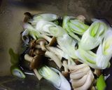 葱×シメジのわさび海苔風味のトースト作り方2写真