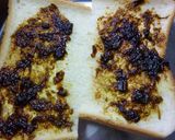 葱×シメジのわさび海苔風味のトースト作り方3写真