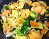 チーズ＊チーズ　鮭と野菜の和風豆乳煮作り方10写真
