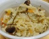 酒かす入り炊き込みご飯作り方6写真