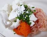 ❤チーズ入り水餃子風～わさび餡かけ❤作り方4写真
