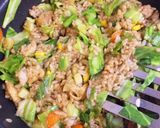 簡単！お好み焼き風ドリア作り方3写真