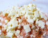 ❤チーズ入り水餃子風～わさび餡かけ❤作り方6写真