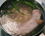 豚バラ肉ブロックDEスパイシー茹で豚♪！作り方1写真