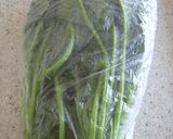 レンジで!ほうれん草の茹で方作り方1写真