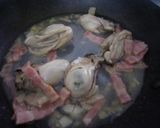 牡蠣とベーコンnoクリームパスタ作り方2写真