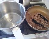 挽肉とトマトの普通のパスタ作り方3写真