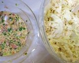 リメイク☆干物deお好み焼き☆鯵玉編☆作り方2写真