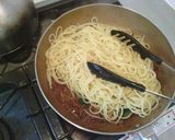 挽肉とトマトの普通のパスタ作り方6写真