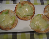餃子の皮でとろとろチーズのネギ明太子ピザ作り方5写真