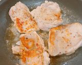 絶品✨鶏肉のガリバタレモンステーキ🍋作り方4写真