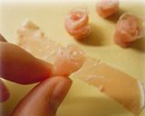 可愛いミニ薔薇の飾り寿司作り方4写真