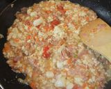 ツナ＊トマ＊チーズの炒り豆腐deCup飯作り方5写真
