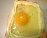 朝に最適♡簡単♡♡目玉焼きトースト♡作り方2写真