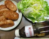 休日ランチに、コロッケレタスどんぶり♬作り方2写真