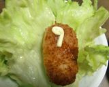 休日ランチに、コロッケレタスどんぶり♬作り方3写真