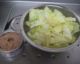 簡単 キャベツとツナのパスタ作り方1写真