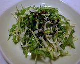 水菜とそうめんのサラダ作り方4写真