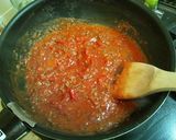 トマト缶で！ミートソーススパゲッティ☆作り方3写真