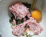 高菜漬け入りの生揚げの肉詰め煮作り方2写真