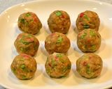 *はんぺん焼きそば風味だんご*作り方4写真