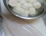 烏賊ボールと里芋煮作り方1写真