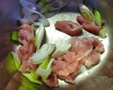 豚肉×豆苗×豆腐と酒粕塩麹のお吸い物作り方4写真