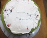 抹茶好きのための♬抹茶のデコケーキ♥作り方15写真