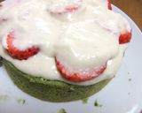 抹茶好きのための♬抹茶のデコケーキ♥作り方17写真