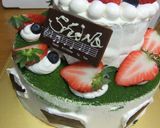 抹茶好きのための♬抹茶のデコケーキ♥作り方21写真