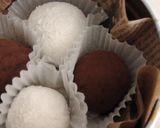 チョコトリュフ&ホワイトチョコトリュフ!作り方4写真