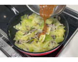 豚肉とキャベツのTKG旨辛丼★動画あり★作り方14写真