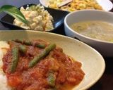 トマト＆コンビーフのオイスターソース炒め作り方3写真