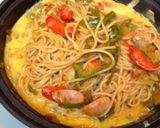 タジン鍋でナポリタン☆喫茶店のイタスパ作り方7写真