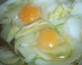 白菜と卵のおいしい簡単煮物作り方4写真