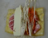 油揚げの中に冷蔵庫の残り物を！の作品作り方3写真
