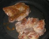 チキンステーキ　和風にんにくソース♪作り方2写真