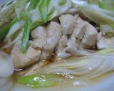 できちゃった！味付け不要　レンジ鶏ネギ作り方6写真