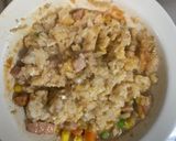 全てレンジ洋風オイきな粉風味炒飯弁当作り方12写真