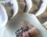 白キクラゲ入り蒸し餃子作り方3写真