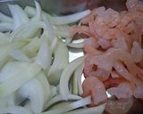 簡単!!えびの卵とじ作り方1写真