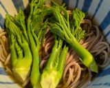乾麺蕎麦で簡単にタラの芽蕎麦作り方5写真