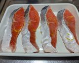 鮭の香り蒸し作り方1写真
